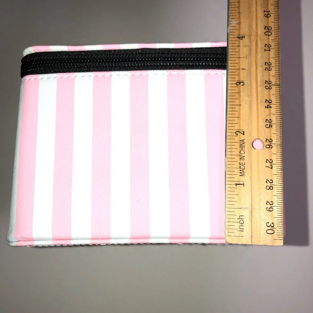 Victoria’s Secret Makeup Train Case in Iconic Stripe, Organizer, like new